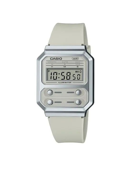 Casio Zegarek A100WEF-8AEF Szary