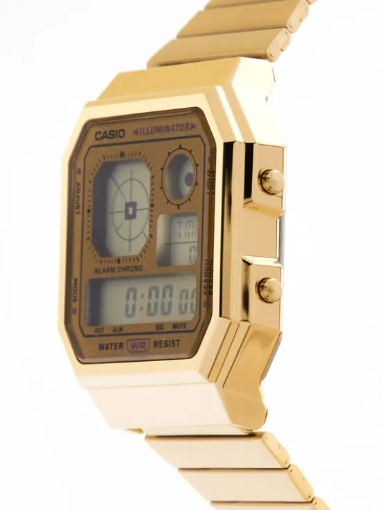 Casio Zegarek A130WEG-9AEF Złoty