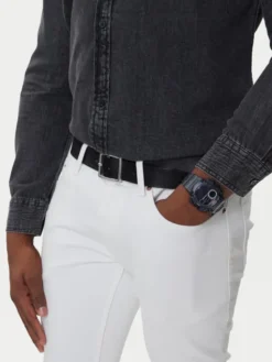 Casio Zegarek Digital Moonphase WS-1500H-1AVEF Granatowy