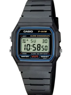 Casio Zegarek F-91W-1YEF Czarny