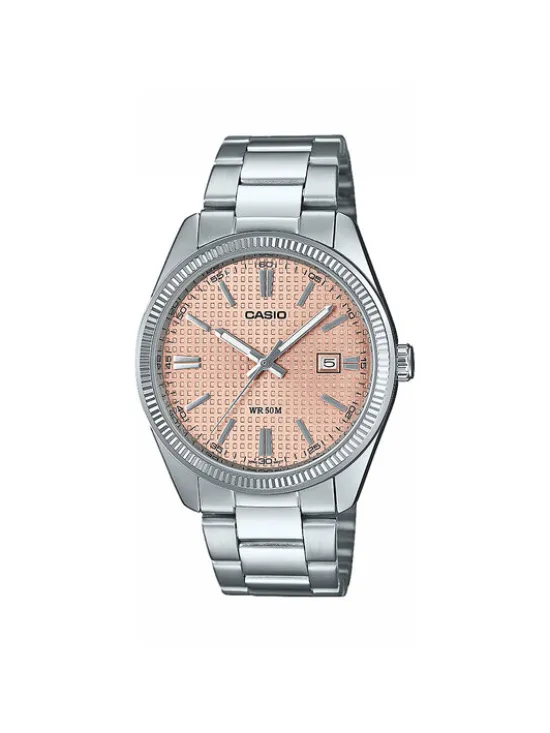 Casio Zegarek Timeless Collection MTP-1302PE-4AVEF Srebrny