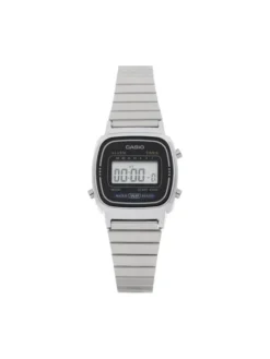 Casio Zegarek Vintage LA670WEA-1EF Srebrny