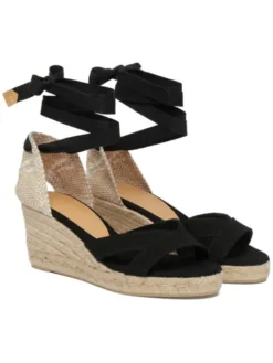 Castañer Espadryle Bailey 25677 Czarny