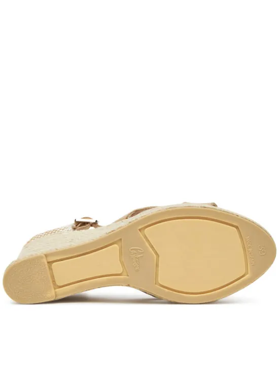 Castañer Espadryle Bruna/8ED/002 025536 Beżowy
