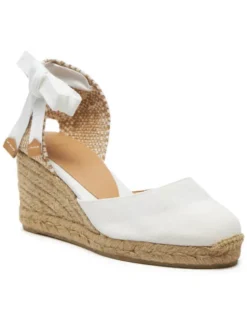 Castañer Espadryle Carina/6/001 020964 Biały