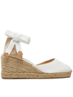 Castañer Espadryle Carina/6/001 020964 Biały
