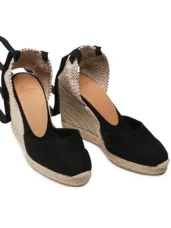 Castañer Espadryle Carina/8/001 020962-100 Czarny