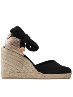 Castañer Espadryle Carina/8/001 020962-100 Czarny