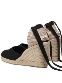 Castañer Espadryle Carina/8/001 020962-100 Czarny