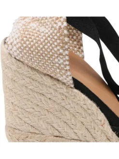 Castañer Espadryle Carina/8/001 020962-100 Czarny