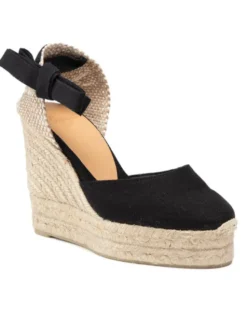 Castañer Espadryle Carina/8ED/001 020961-100 Czarny