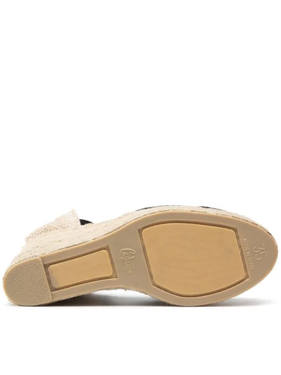 Castañer Espadryle Carina/8ED/001 020961-100 Czarny