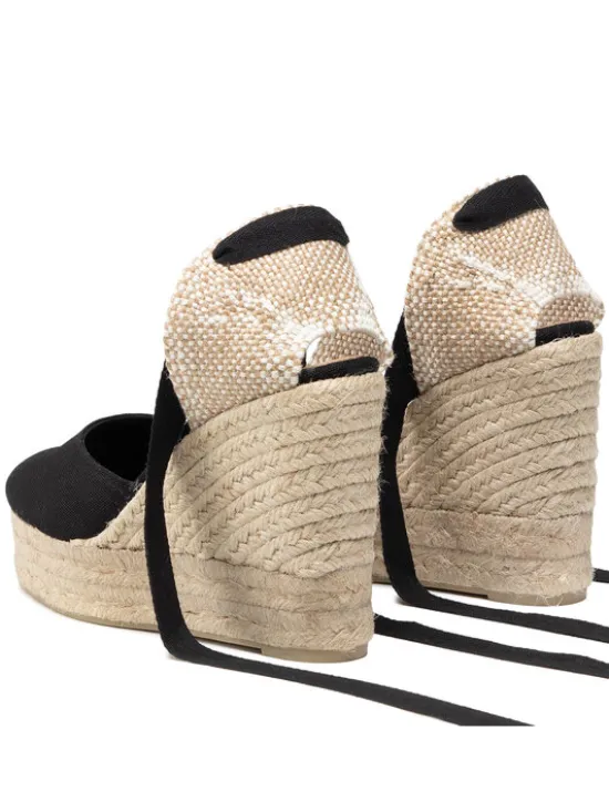 Castañer Espadryle Carina/8ED/001 020961-100 Czarny