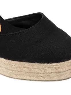 Castañer Espadryle Carina/8ED/001 020961-100 Czarny
