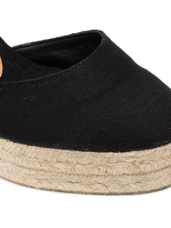 Castañer Espadryle Carina/8ED/001 020961-100 Czarny