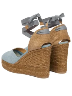 Castañer Espadryle Carina 25341 Niebieski