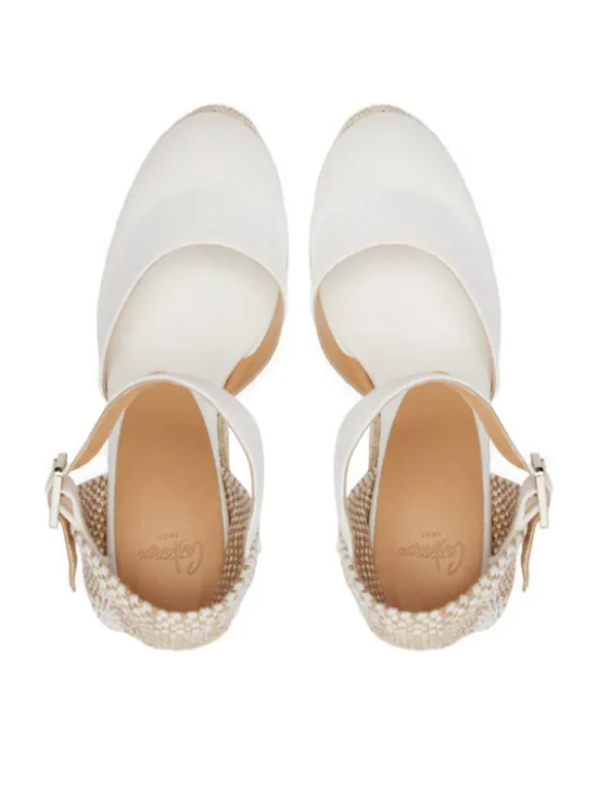 Castañer Espadryle Carol/8Ed/001 020975 Biały
