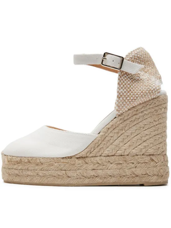 Castañer Espadryle Carol/8Ed/001 020975 Biały