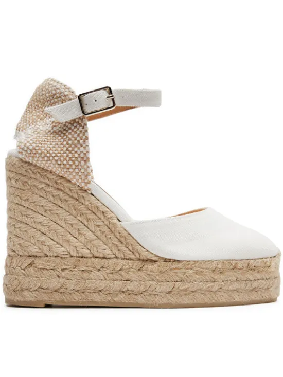 Castañer Espadryle Carol/8Ed/001 020975 Biały