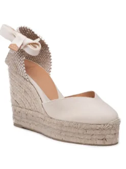 Castañer Espadryle Chiara/8ED/001 020992-203-35 Biały
