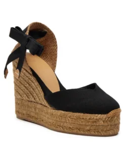 Castañer Espadryle Chiara T/8Ed/001 021458 Czarny