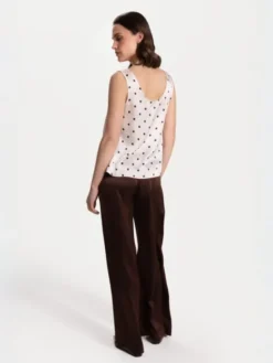 Cat&Cat Top jedwabny basic Kolorowy Regular Fit