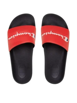 Champion Klapki Slide Varsity S21993-CHA-RS001 Czerwony