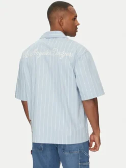 Champion Koszula 221041 Granatowy Regular Fit