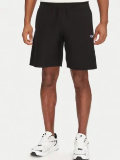 Champion Szorty sportowe 220764 Czarny Loose Fit
