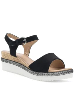 Clara Barson Espadryle WS2189-15 Czarny
