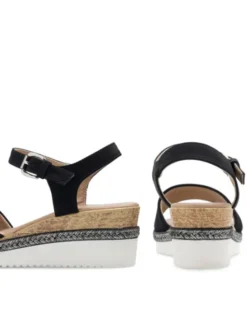 Clara Barson Espadryle WS2189-15 Czarny