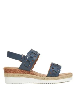 Clara Barson Espadryle WS2189-52 Granatowy