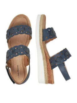 Clara Barson Espadryle WS2189-52 Granatowy