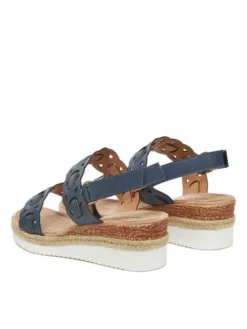 Clara Barson Espadryle WS2189-52 Granatowy