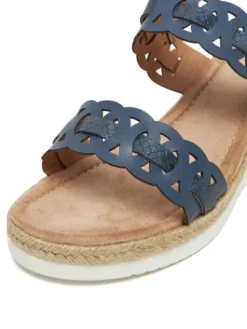 Clara Barson Espadryle WS2189-52 Granatowy