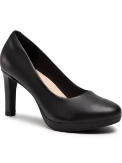 Clarks Czółenka Ambyr Joy 261577644 Czarny