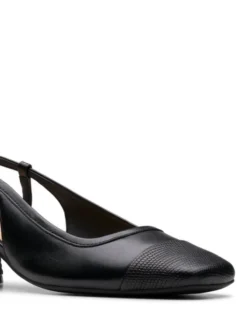 Clarks Czółenka Nyta45 Sling 26181320 Czarny