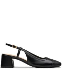 Clarks Czółenka Nyta45 Sling 26181320 Czarny