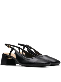 Clarks Czółenka Nyta45 Sling 26181320 Czarny
