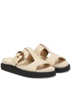 Clarks Klapki Aristella West 26185812 Écru