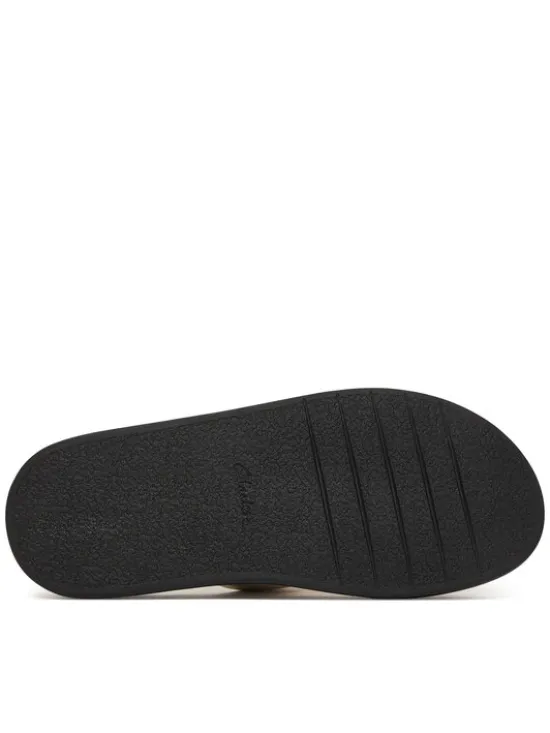 Clarks Klapki Aristella West 26185812 Écru