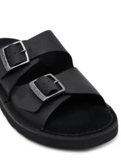 Clarks Klapki Solsbury Strap 26180885 Czarny