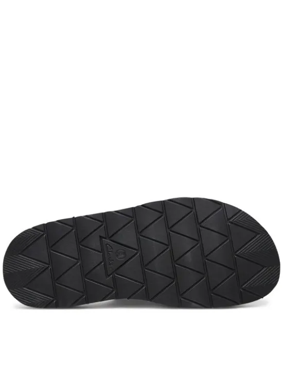 Clarks Klapki Solsbury Strap 26180885 Czarny