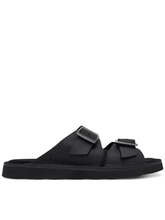 Clarks Klapki Solsbury Strap 26180885 Czarny