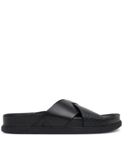 Clarks Klapki Torford Cross 26181382 Czarny