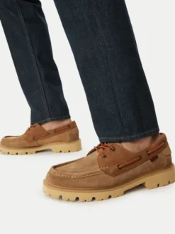 Clarks Loafersy Cleyhill Boat 26186178 Beżowy