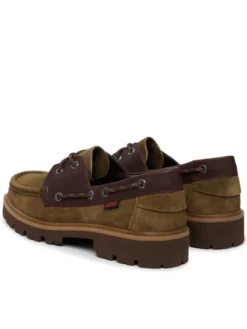 Clarks Loafersy Cleyhill Boat 26186180 Khaki