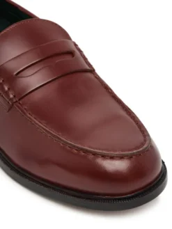 Clarks Mokasyny CraftJames Lo 26183358 Bordowy