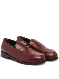 Clarks Mokasyny CraftJames Lo 26183358 Bordowy