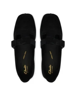 Clarks Mokasyny Freckle Tbar 26185903 Czarny